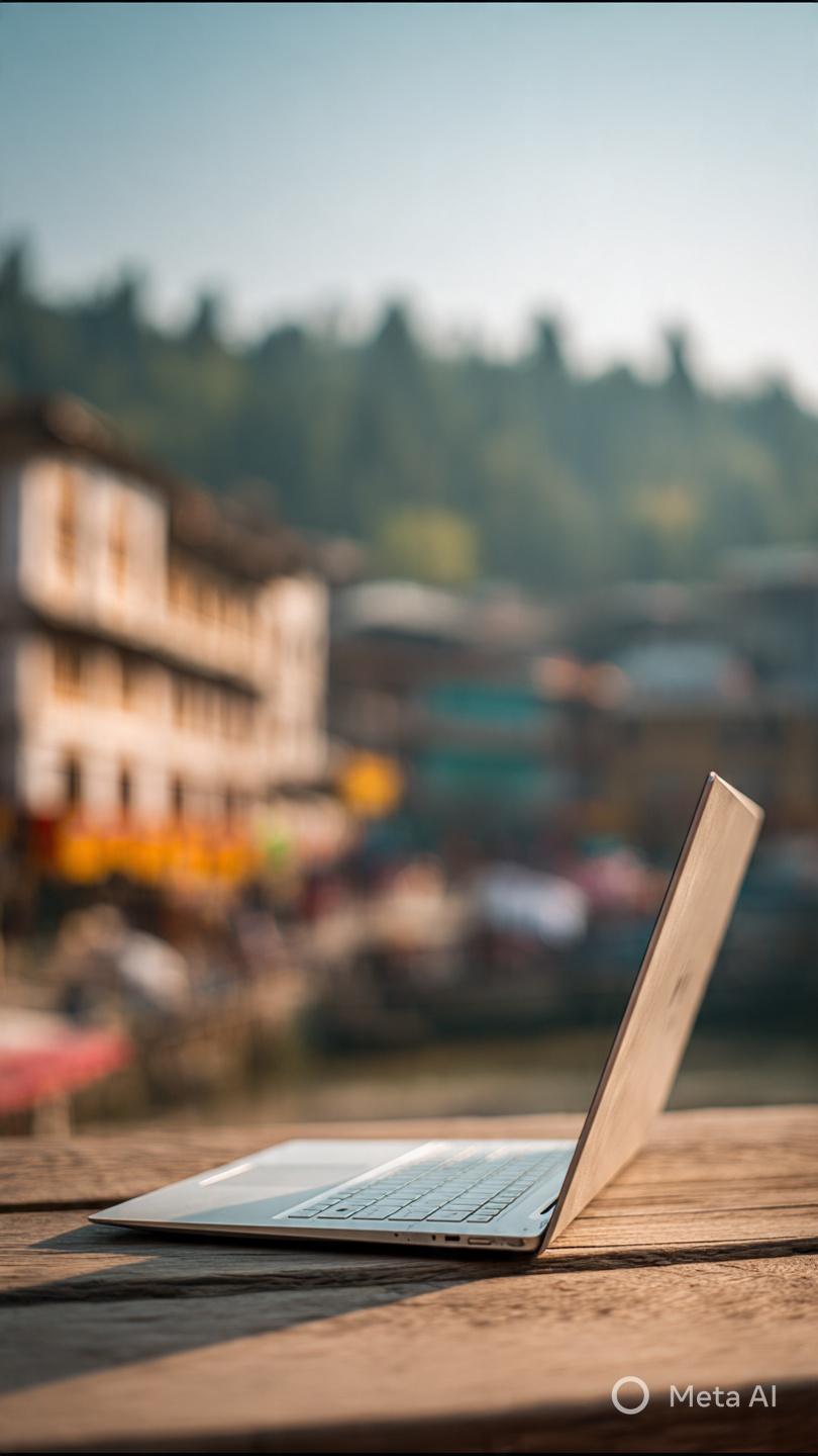 MITC laptop showroom background